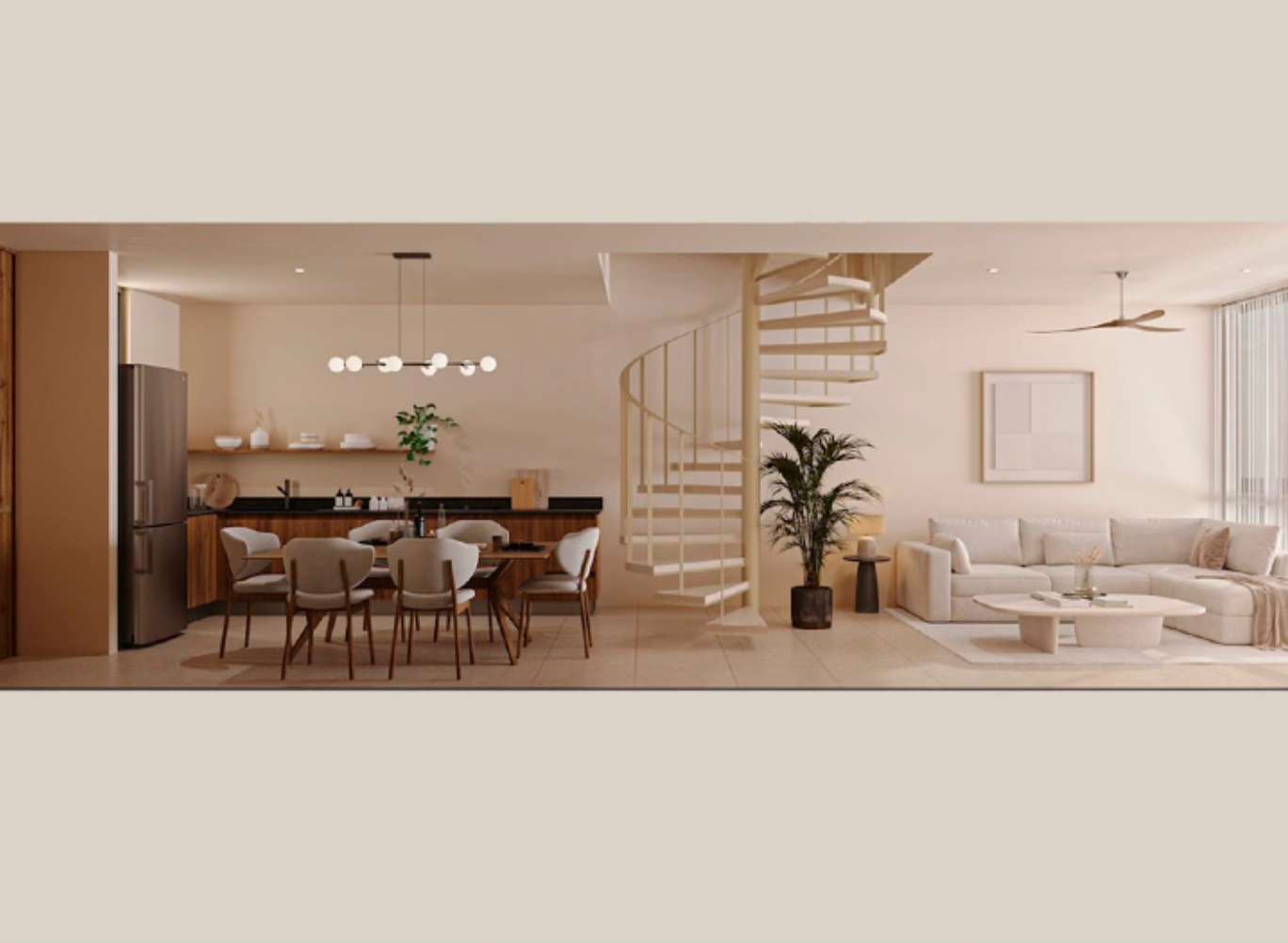 Departamento de dos plantas en Preventa, Dzityá, Mérida