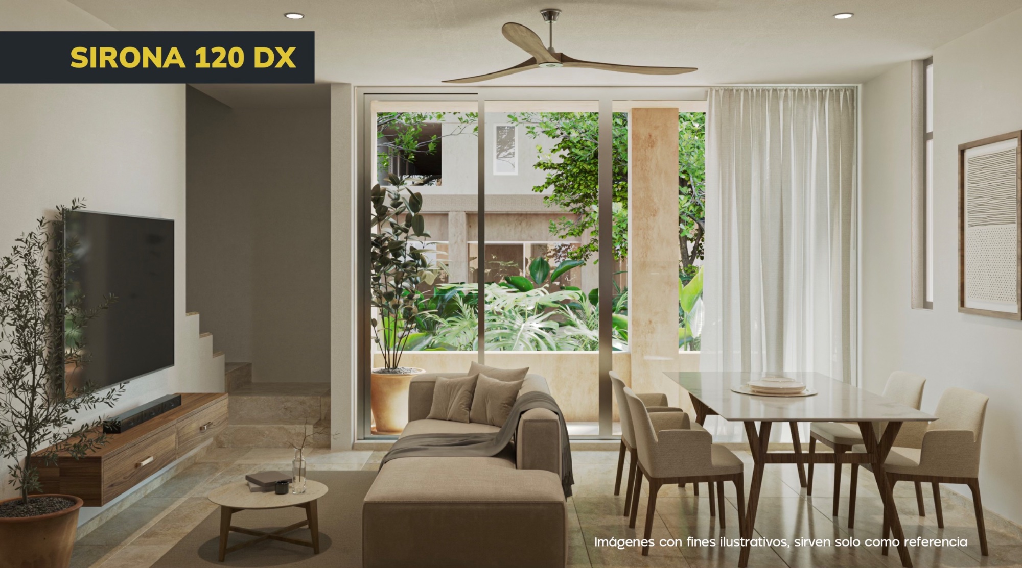 Departamento en Preventa en Distrito Country, Mérida, Yucatán. Sirona 120 dx